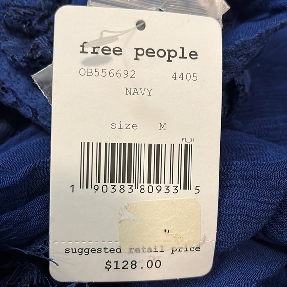 NWT FREE PEOPLE NEW TELL TALE LACE TUNIC - M - Picture 5 of 5